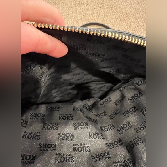 Michael Kors crossbody and shoulder purse black leather - Picture 6 of 8